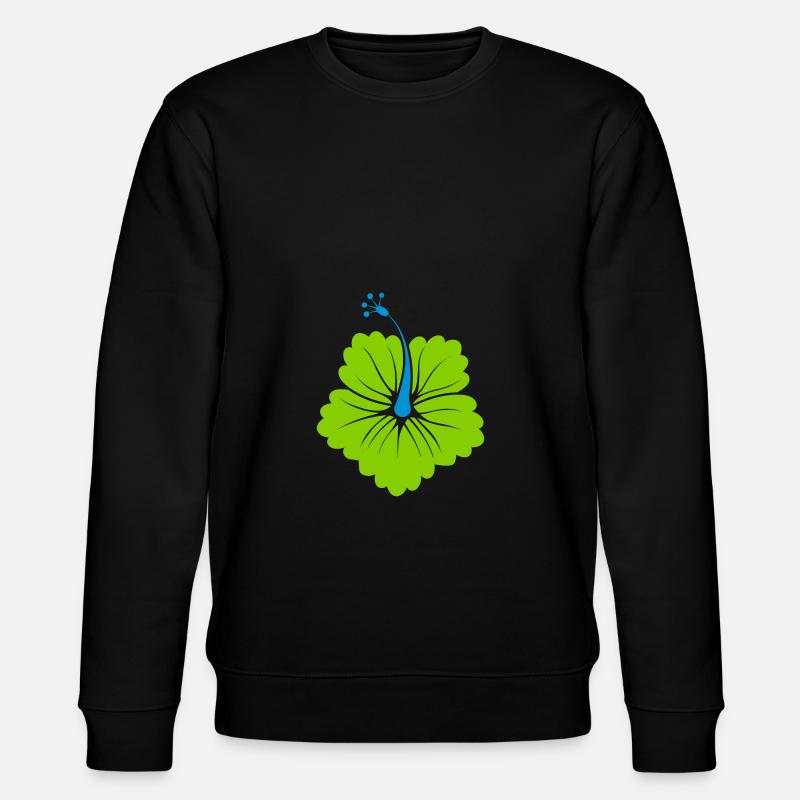 blume blüte garten - Stanley/Stella Unisex Bio-Sweatshirt CHANGER  - Schwarz