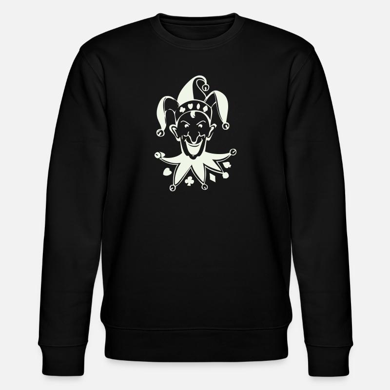 bad joker - Stanley/Stella Unisex Bio-Sweatshirt CHANGER  - Schwarz