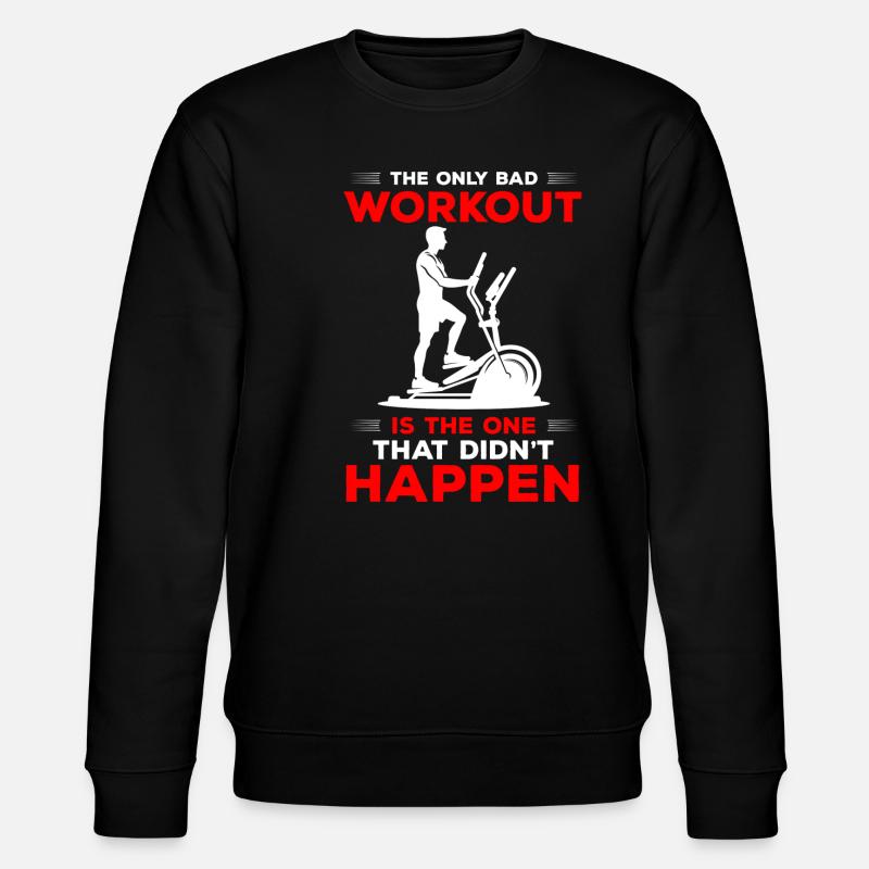 Endurance croisée Santé - Sweat bio CHANGER Stanley/Stella Unisexe - noir