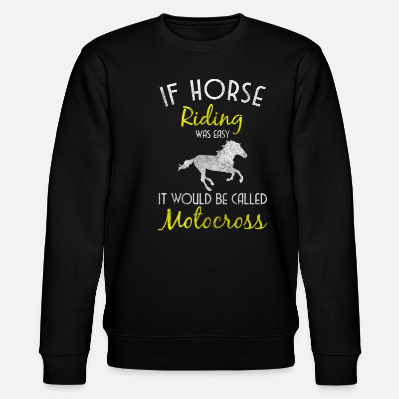 Équitation Amoureux des chevaux - Sweat bio CHANGER Stanley/Stella Unisexe - noir