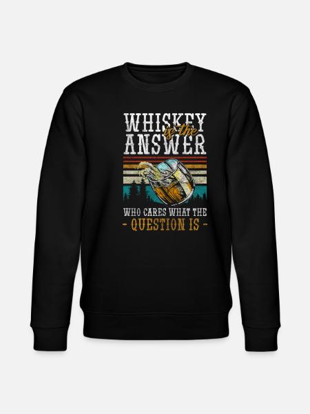 Rum connoisseurs celebrate cubes - Stanley/Stella CHANGER Unisex Organic Sweatshirt - black