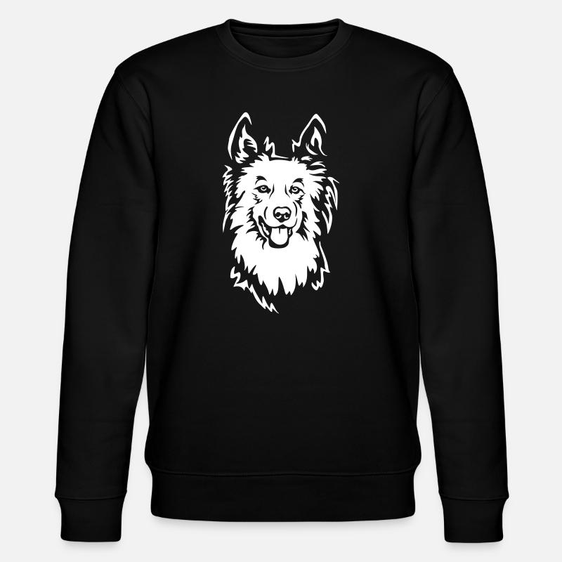 Harzer Fuchs Head "Black Edition" - Stanley/Stella CHANGER Unisex Organic Sweatshirt - black