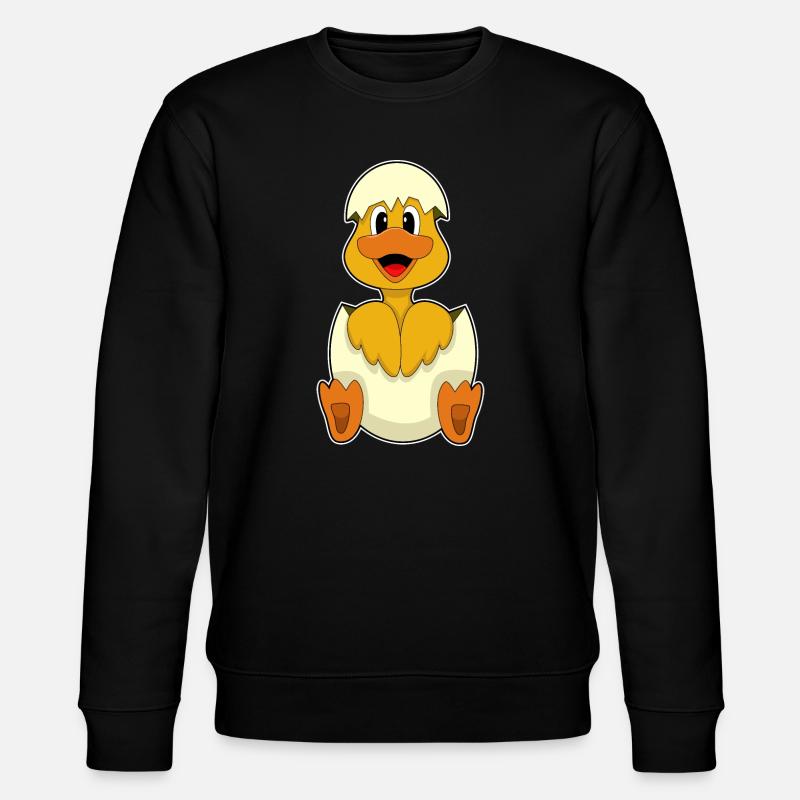Duck egg - Stanley/Stella CHANGER Unisex Organic Sweatshirt - black