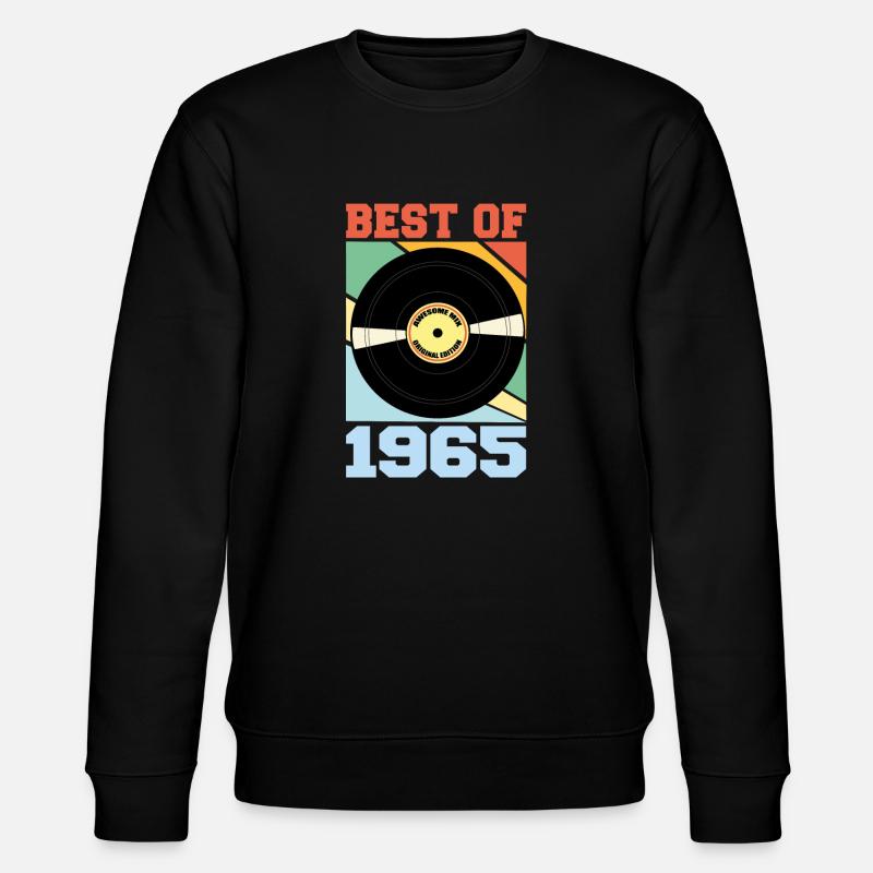 Le meilleur de 1965 - Sweat bio CHANGER Stanley/Stella Unisexe - noir