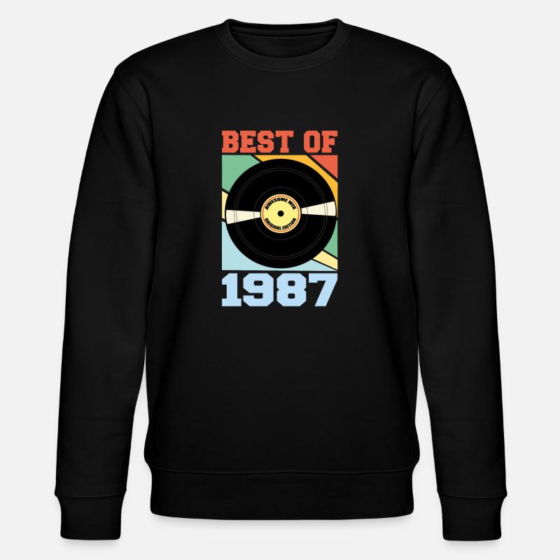 Le meilleur de 1987 - Sweat bio CHANGER Stanley/Stella Unisexe - noir