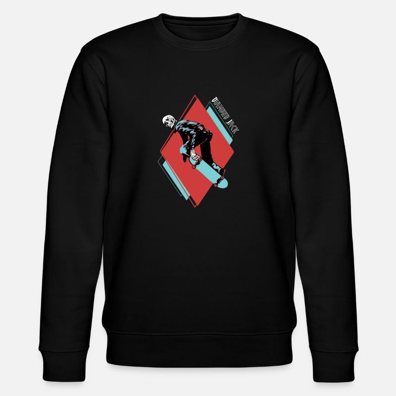 Diamond Jack - Stanley/Stella Unisex Bio-Sweatshirt CHANGER  - Schwarz