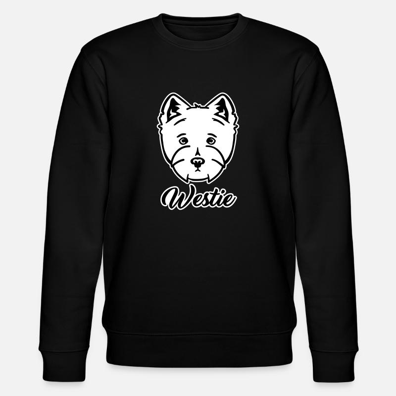 Westie - Stanley/Stella Unisex Bio-Sweatshirt CHANGER  - Schwarz
