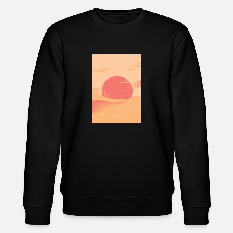 Coucher de soleil - Sweat bio CHANGER Stanley/Stella Unisexe - noir
