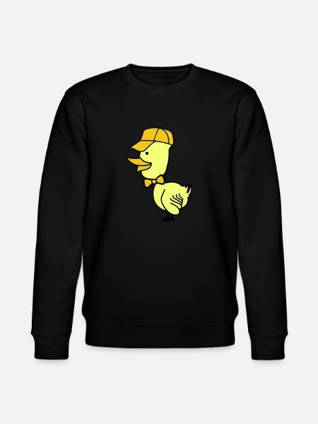 Duck Cap - Stanley/Stella CHANGER Unisex Organic Sweatshirt - black