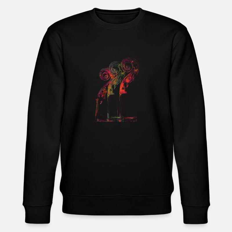 Rouleau de violoncelle - Sweat bio CHANGER Stanley/Stella Unisexe - noir
