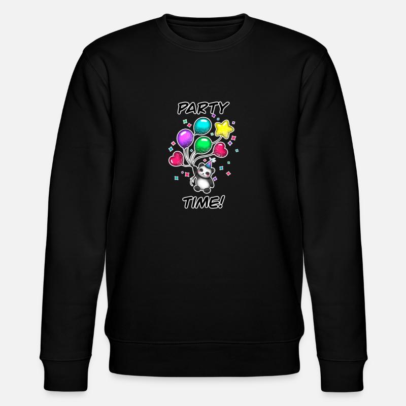 Party Time! - Stanley/Stella Unisex Bio-Sweatshirt CHANGER  - Schwarz