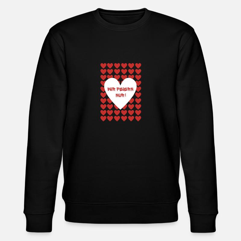 Red Hot Bride Tribe - Stanley/Stella Unisex Bio-Sweatshirt CHANGER  - Schwarz