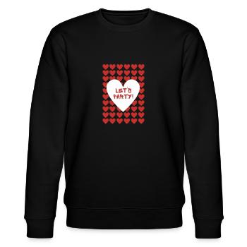 Red Hot Bride Tribe - Stanley/Stella Unisex Bio-Sweatshirt CHANGER  - Schwarz - Vorne - Nik (191cm) & Marisol (170cm)