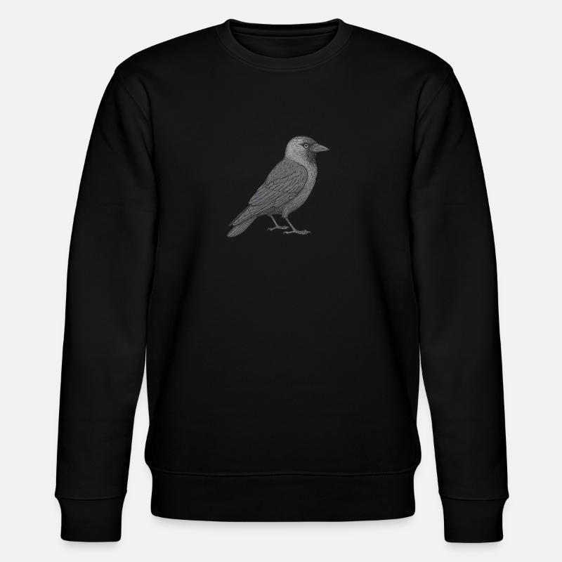 Kaukrähe Dohle - Stanley/Stella Unisex Bio-Sweatshirt CHANGER  - Schwarz