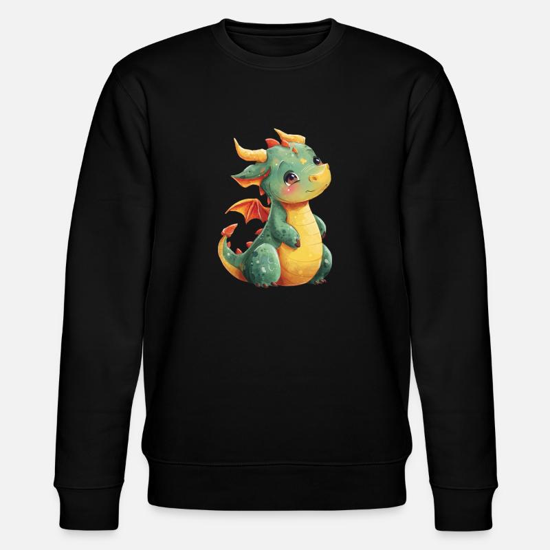 Mignon bébé dragon - Sweat bio CHANGER Stanley/Stella Unisexe - noir
