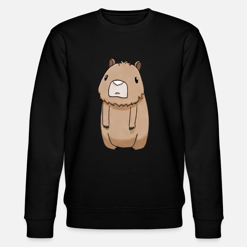 capybara - Stanley/Stella Unisex Bio-Sweatshirt CHANGER  - Schwarz