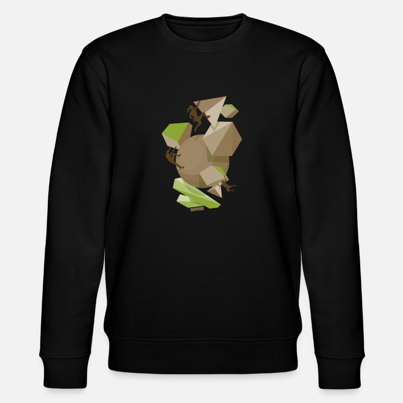 Spaß-Team - Stanley/Stella Unisex Bio-Sweatshirt CHANGER  - Schwarz