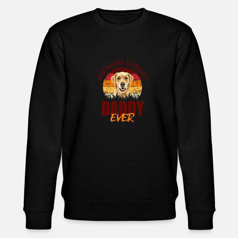 Golden Retriever - Stanley/Stella Unisex Bio-Sweatshirt CHANGER  - Schwarz
