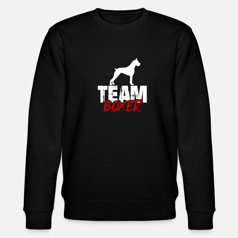 Team Boxer - Stanley/Stella Unisex Bio-Sweatshirt CHANGER  - Schwarz