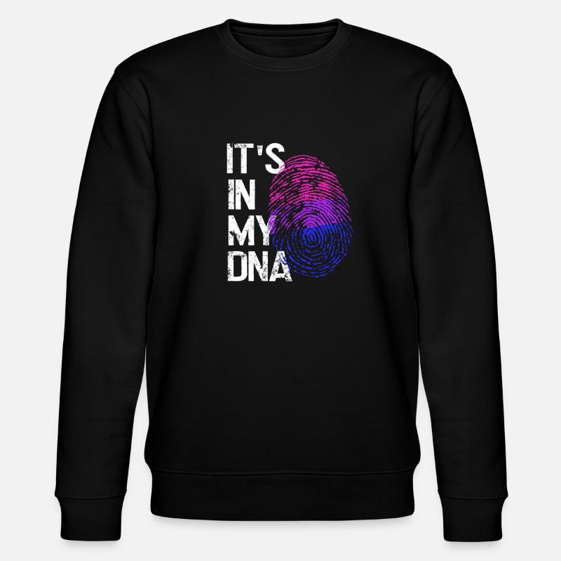 LGBTQ-Liebe in meiner DNA - Stanley/Stella Unisex Bio-Sweatshirt CHANGER - Schwarz