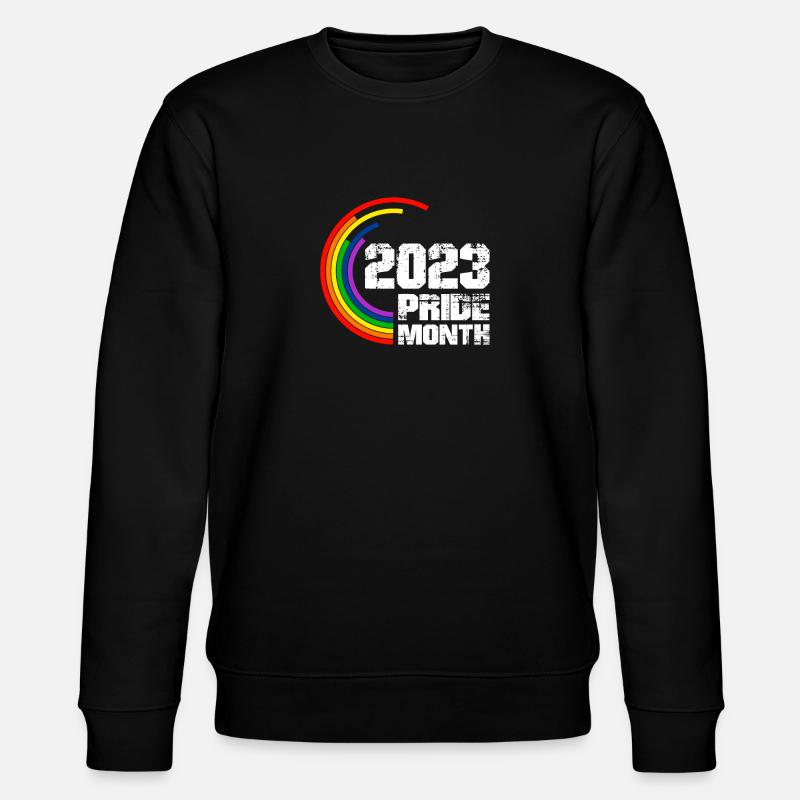 Pride 2023 LGBT Statement - Stanley/Stella CHANGER Unisex Organic Sweatshirt - black