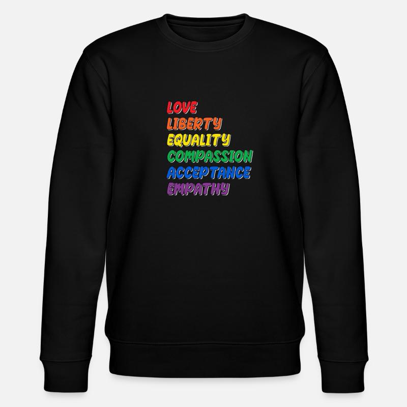 Fier LGBTQ. Déclaration - Sweat bio CHANGER Stanley/Stella Unisexe - noir