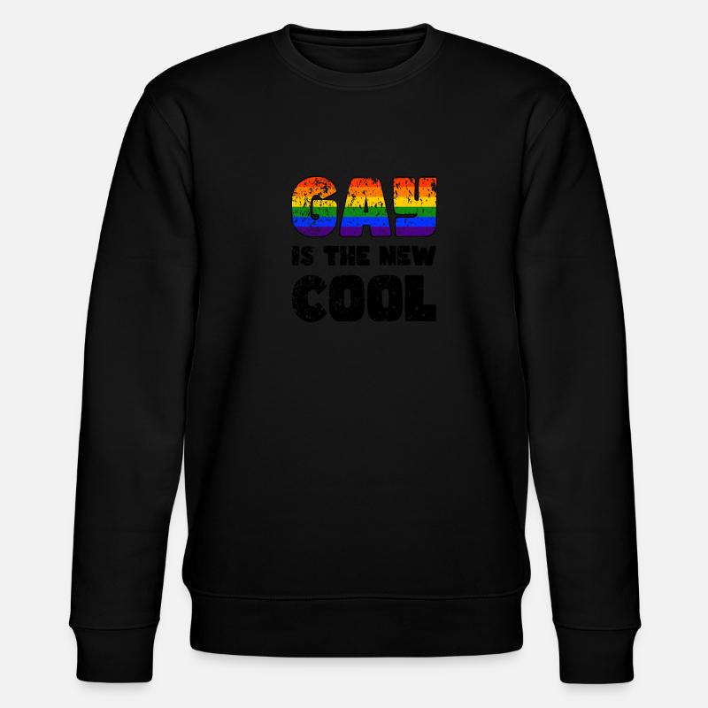 Pride LGBTQ. Aussage - Stanley/Stella Unisex Bio-Sweatshirt CHANGER  - Schwarz