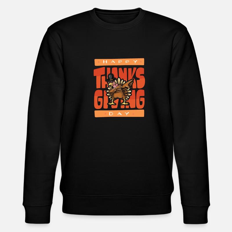 Get ready for Thanksgiving - Stanley/Stella CHANGER Unisex Organic Sweatshirt - black