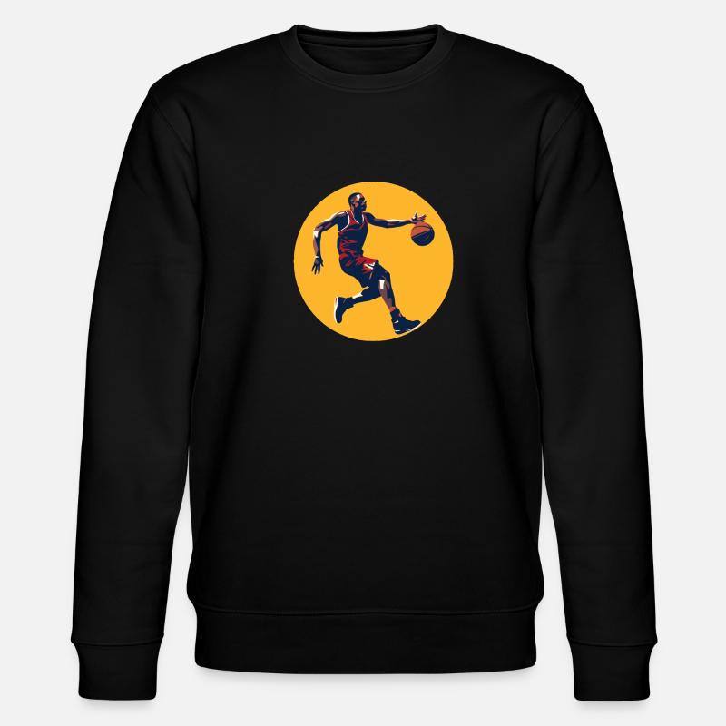 BASKETBALL forever! - Stanley/Stella CHANGER Unisex Organic Sweatshirt - black