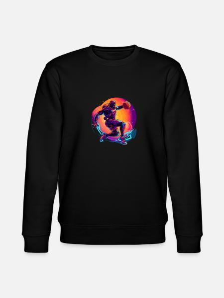 BASKETBALL forever! - Stanley/Stella CHANGER Unisex Organic Sweatshirt - black
