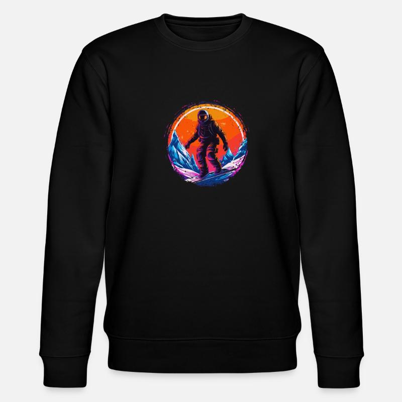 Snowboard ou ski puis après-ski - Sweat bio CHANGER Stanley/Stella Unisexe - noir