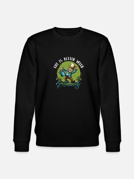 A garden lover's delight - Stanley/Stella CHANGER Unisex Organic Sweatshirt - black