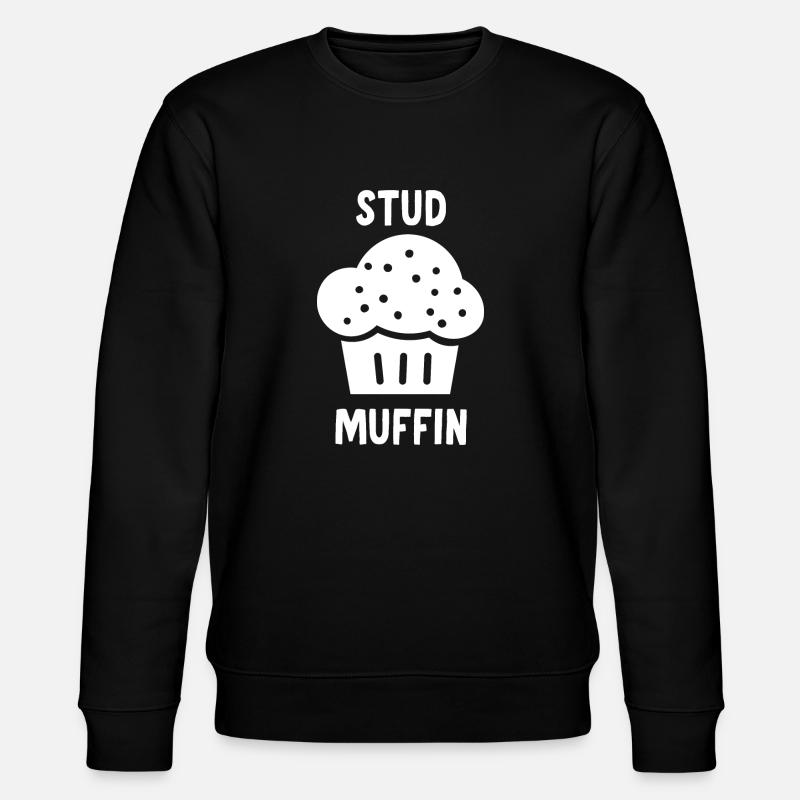 Stud Muffin - Stanley/Stella CHANGER Unisex Organic Sweatshirt - black