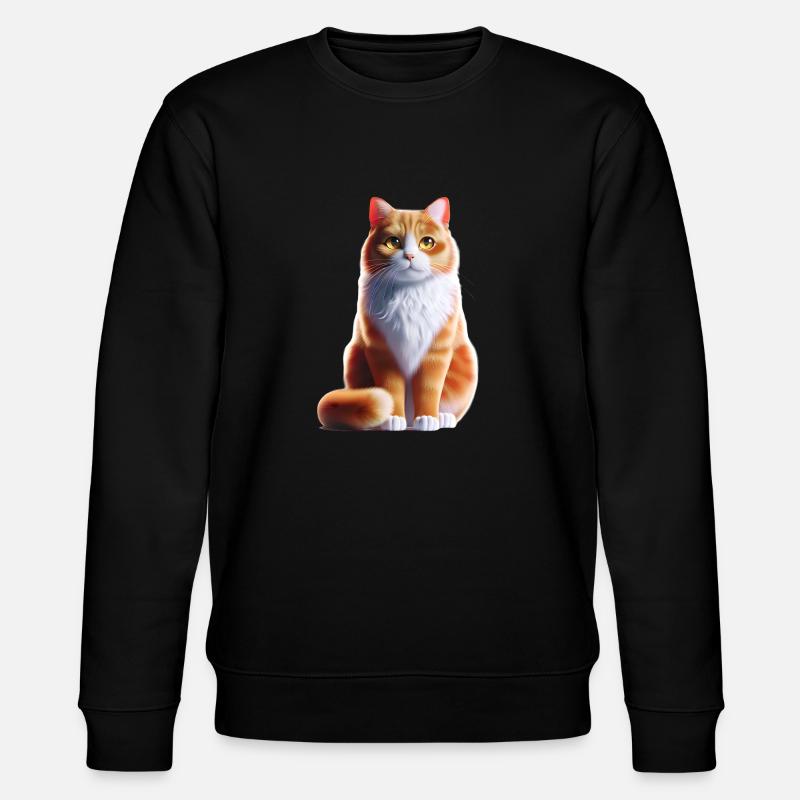Conception de chaton mignon - Sweat bio CHANGER Stanley/Stella Unisexe - noir