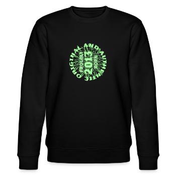 2013 - Stanley/Stella Unisex Bio-Sweatshirt CHANGER  - Schwarz - Vorne - Nik (191cm) & Marisol (170cm)