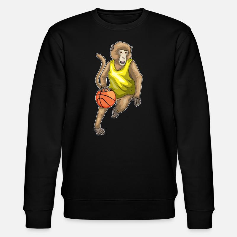 Singe Basketteur Basketteur - Sweat bio CHANGER Stanley/Stella Unisexe - noir