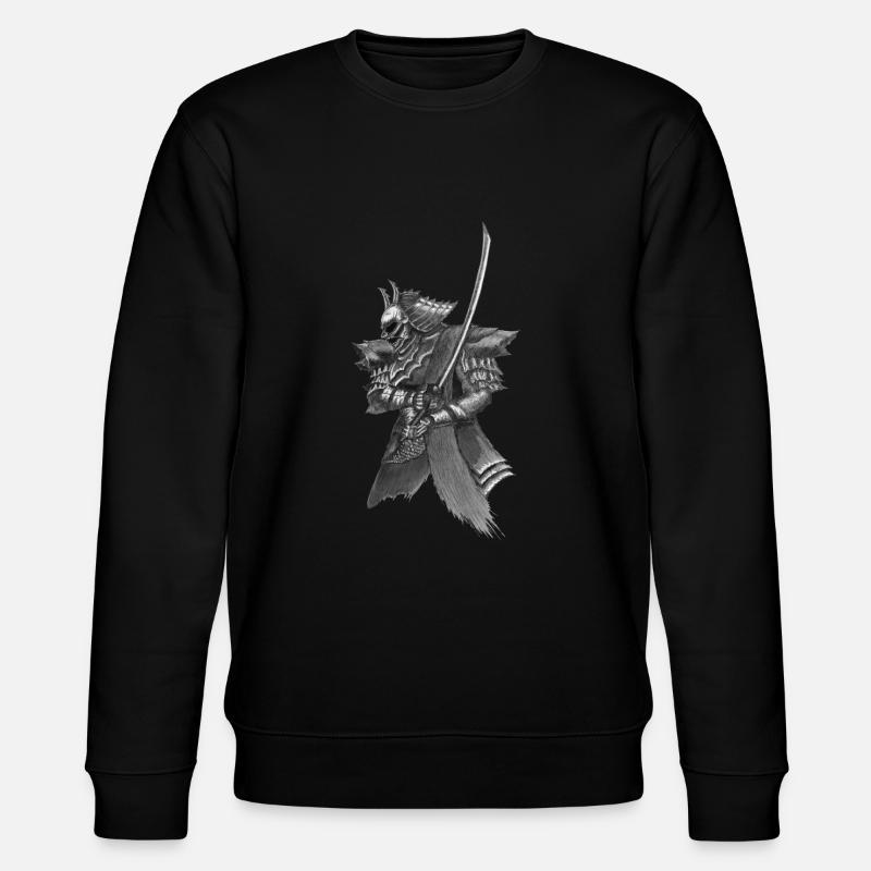 Samurai - The Demon Warrior - Stanley/Stella CHANGER Unisex Organic Sweatshirt - black
