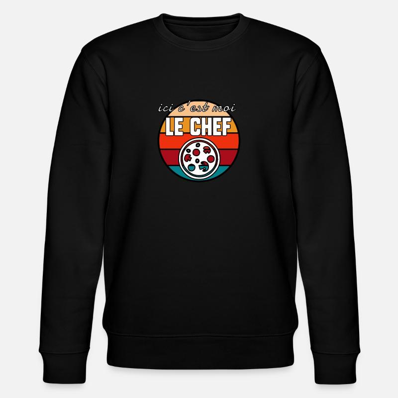 c’est moi le chef - Sweat bio CHANGER Stanley/Stella Unisexe - noir
