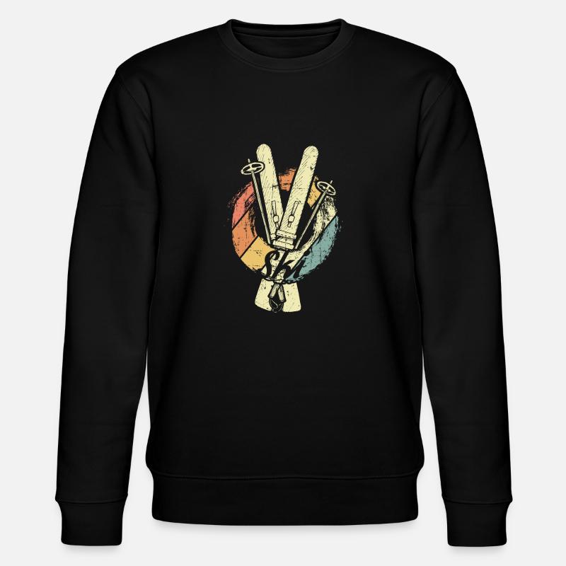 Ski Hiver - Sweat bio CHANGER Stanley/Stella Unisexe - noir