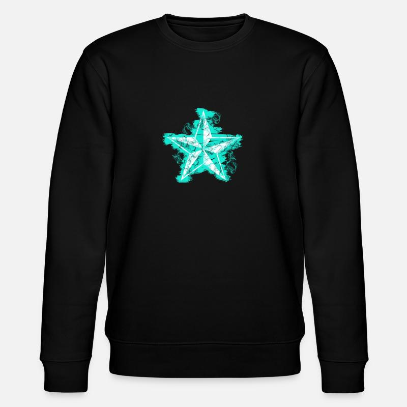 Nordstern - Stanley/Stella Unisex Bio-Sweatshirt CHANGER  - Schwarz