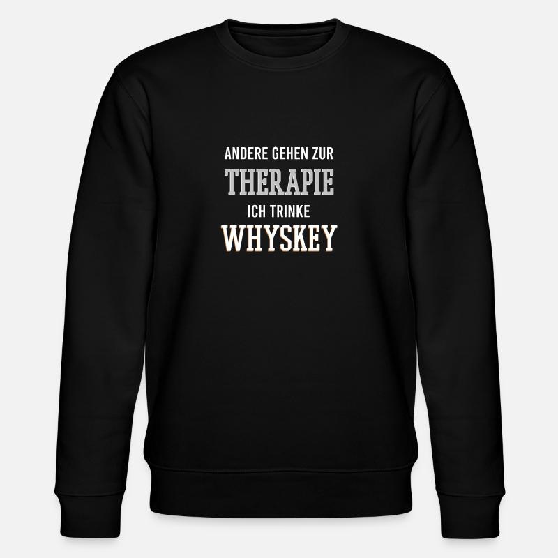 Whiskey - Stanley/Stella Unisex Bio-Sweatshirt CHANGER - Schwarz