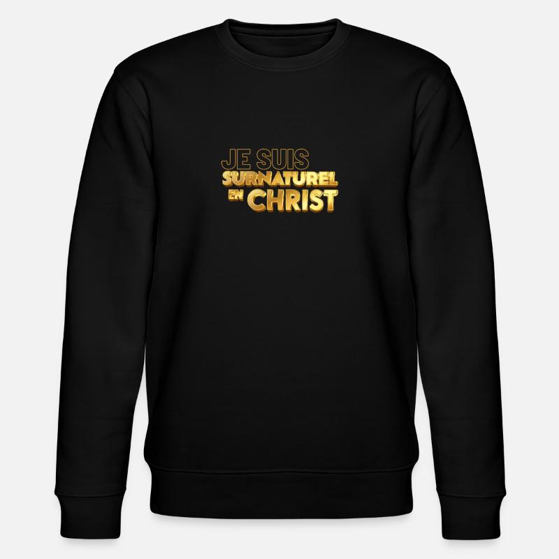 Surnaturel En Christ V1 - Sweat bio CHANGER Stanley/Stella Unisexe - noir