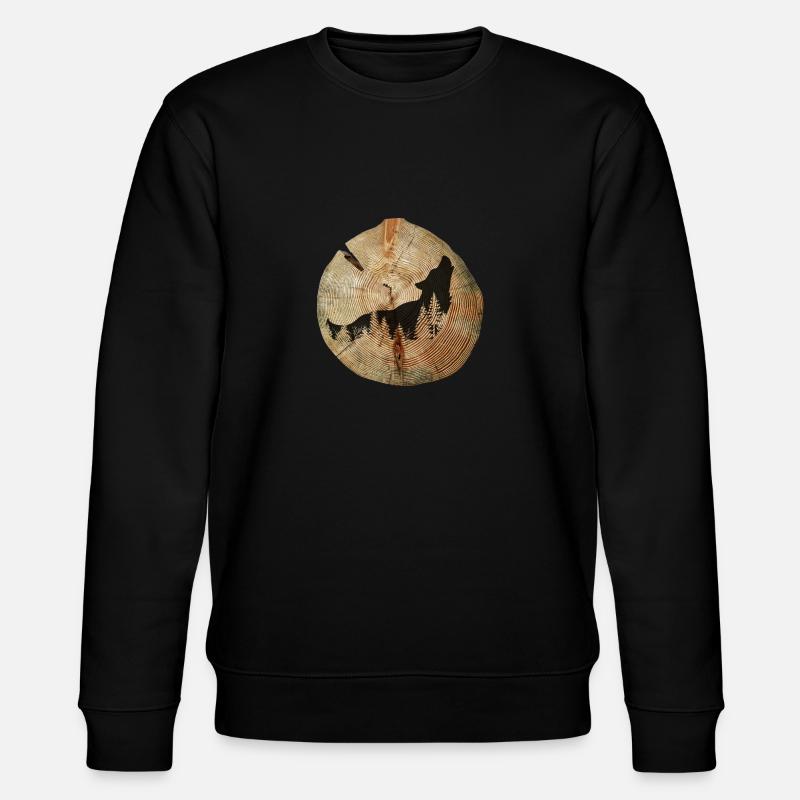 Arbre Disc Wolf - Sweat bio CHANGER Stanley/Stella Unisexe - noir