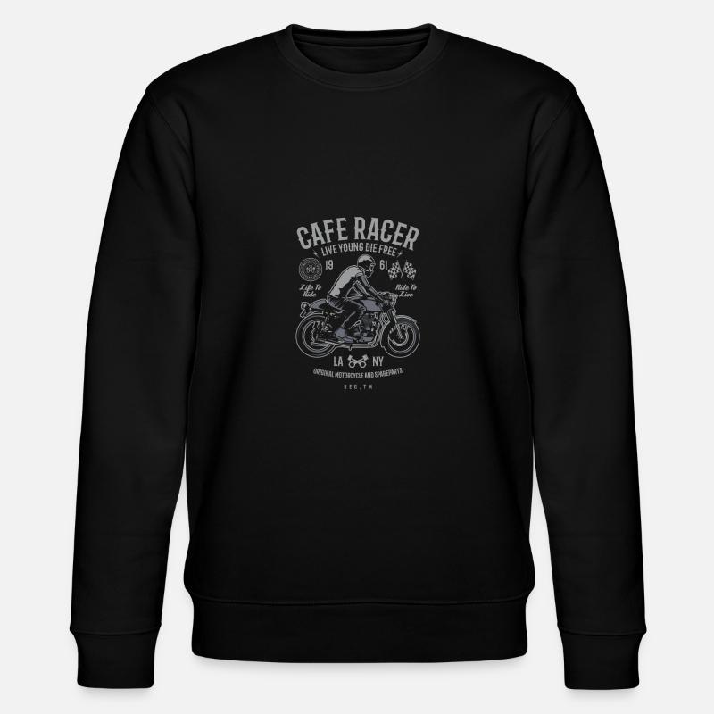 Cafe Racer - Stanley/Stella Unisex Bio-Sweatshirt CHANGER  - Schwarz
