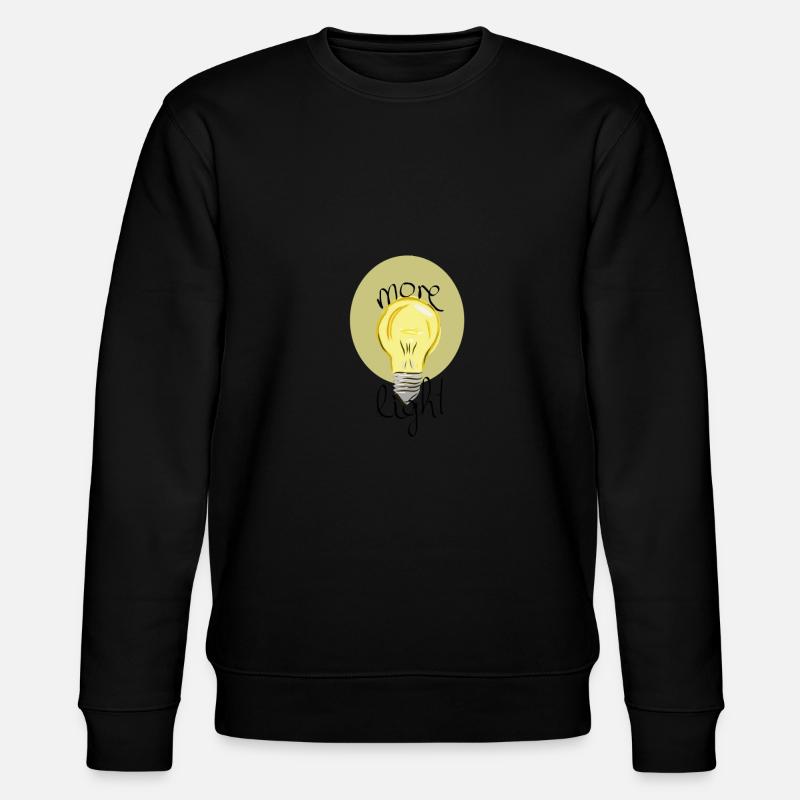 More Light - Stanley/Stella Unisex Bio-Sweatshirt CHANGER  - Schwarz