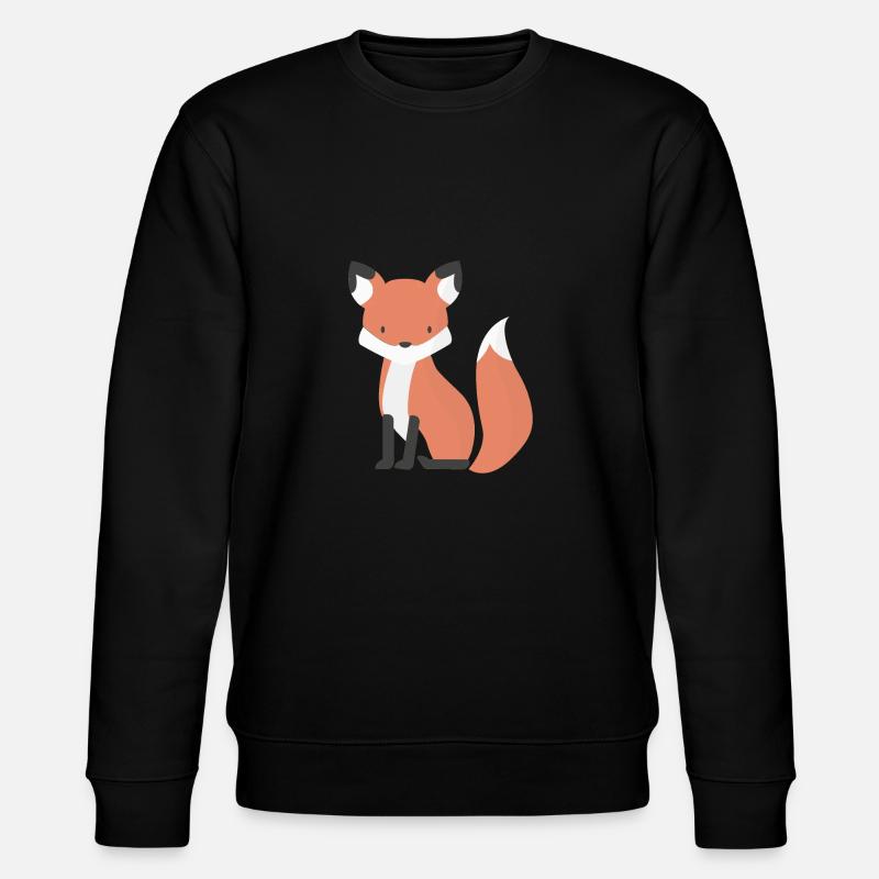 Fox Fox - Stanley/Stella CHANGER Unisex Organic Sweatshirt - black