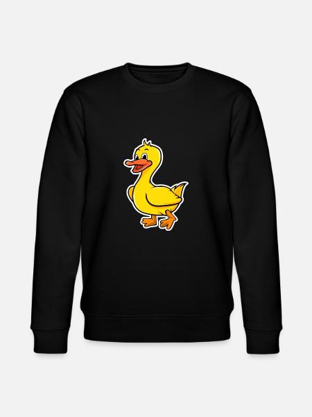 Kawaii duck - Stanley/Stella CHANGER Unisex Organic Sweatshirt - black