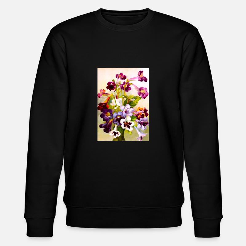 Veilchen - Stanley/Stella Unisex Bio-Sweatshirt CHANGER  - Schwarz