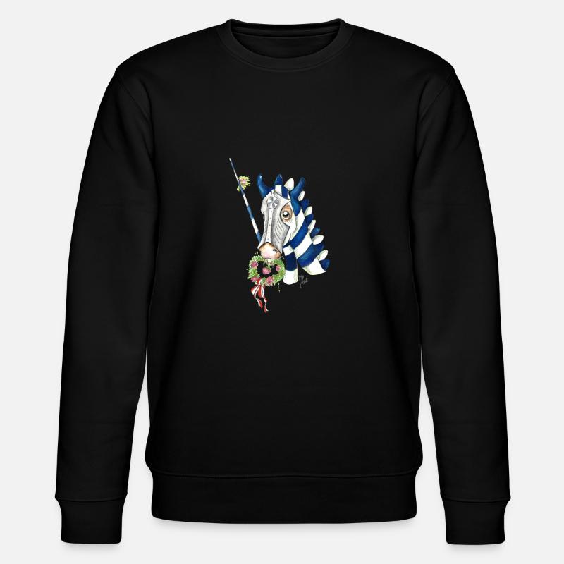 Pferd Ritter - Stanley/Stella Unisex Bio-Sweatshirt CHANGER  - Schwarz