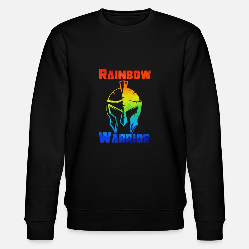 Rainbow Warrior - Stanley/Stella Unisex Bio-Sweatshirt CHANGER  - Schwarz